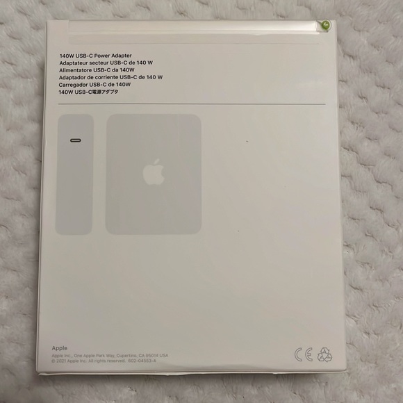 Apple 140W USB-C Power Adapter ~ Model A2452 - Picture 2 of 8
